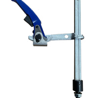 100mm Throat  200mm Clamp Height Quick Ratchet Weld Clamp W/Lock Nut Suit 12mm Thick Table Top