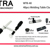 Welding table 1200 x 900mm W/64 pcs  Modular Fixture Kit