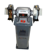 Industrial Bench grinder X8 PLUS 750W & 200mm x 25mm wheel  With wire wheel & pedestal stand