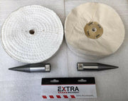 Taper Spindles & Buffing Wheels for Bench Grinder M16 x 2.0mm